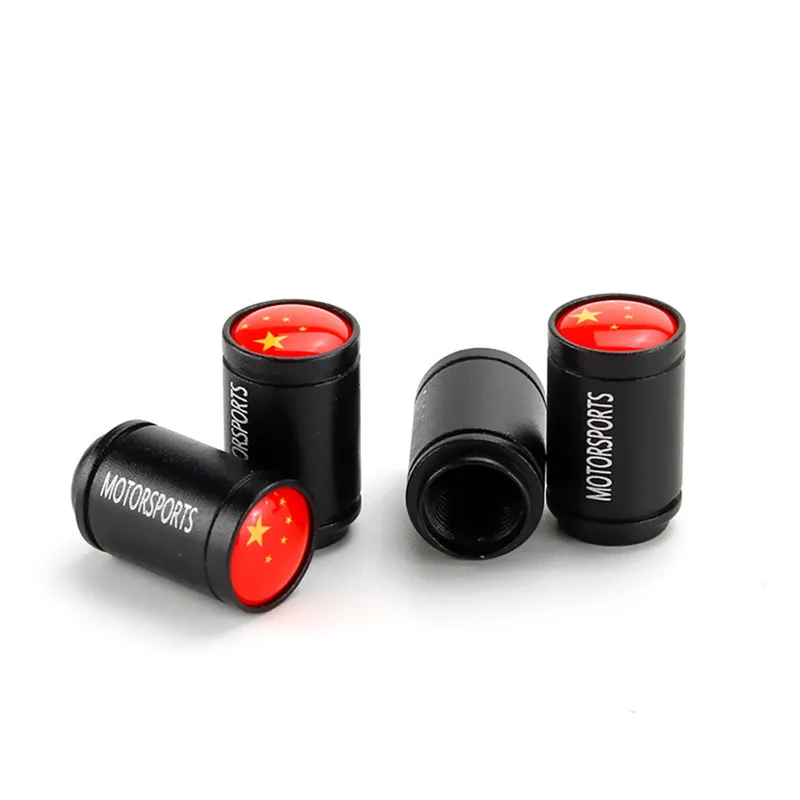 CARPRIE шток клапана шины автомобиля крышки 4 шт. автомобильный спорт флаг сплава