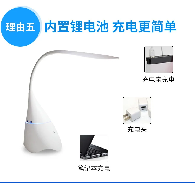 Стерео беспроводные Bluetooth настольные лампы USB Перезаряжаемый динамик световая
