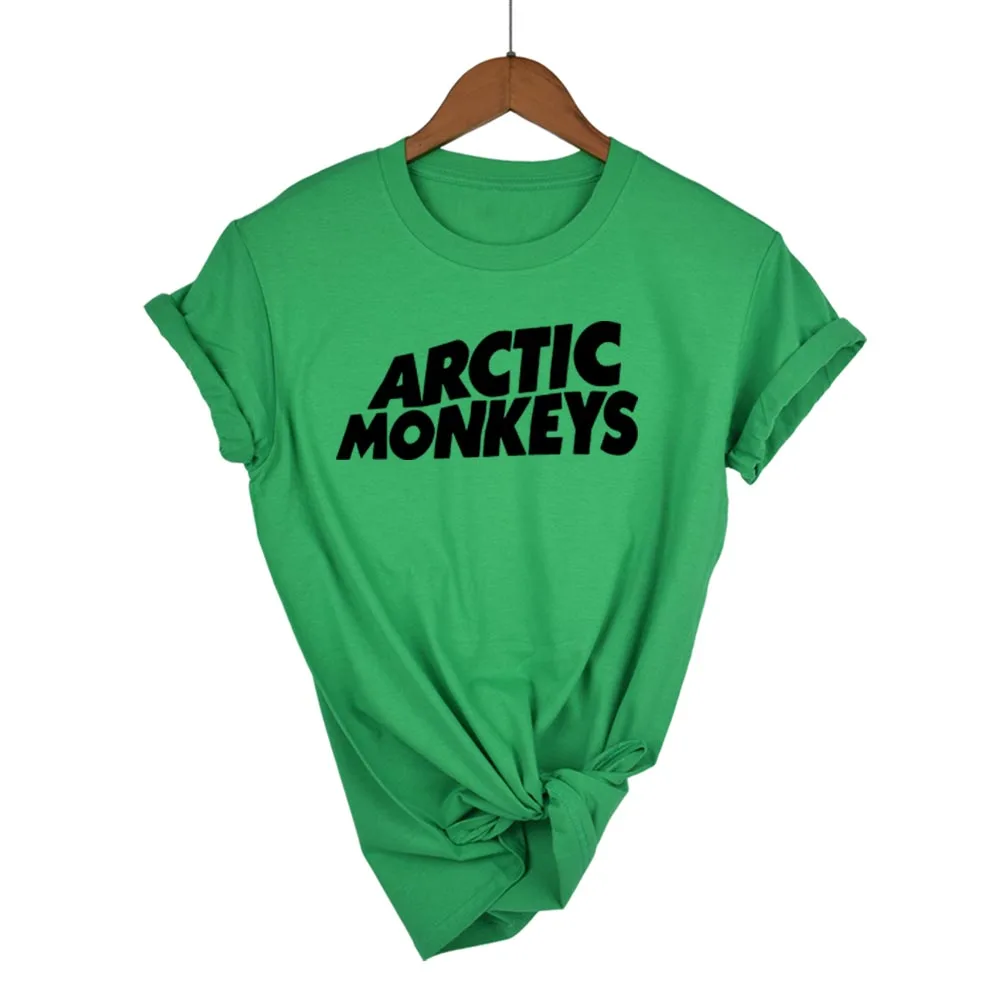 Футболка Arctic Monkeys Sound Wave, рок-группа, концертный альбом, высокая футболка, футболка унисекс, больше размеров и Color-A112 - Цвет: green black