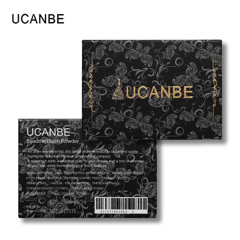 UCANBE 3 цвета минеральная палитра для румяны мягкая пудра теней румяна
