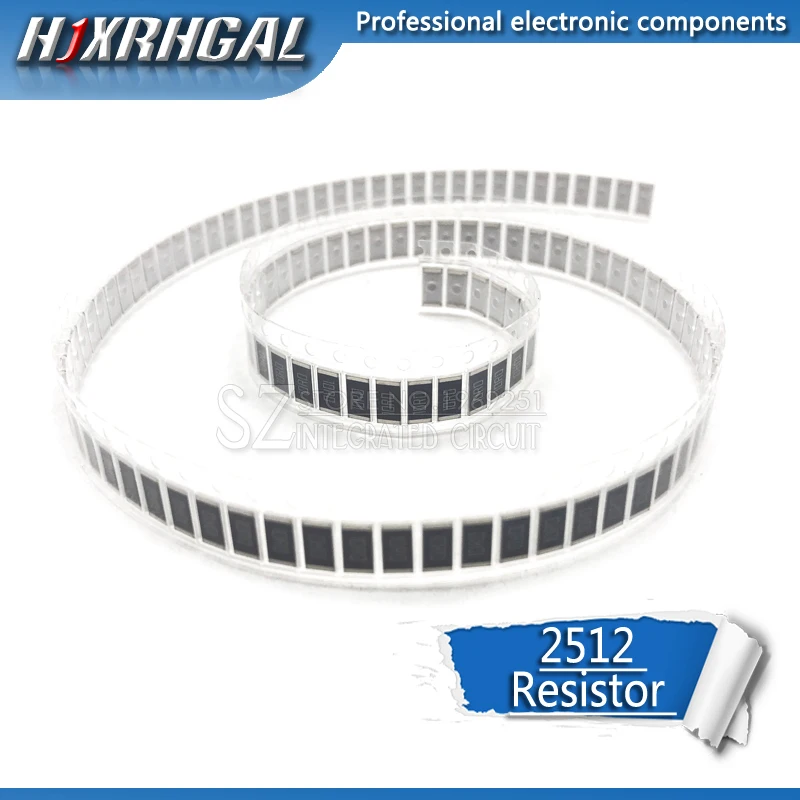 50 шт. 2512 SMD чип фиксированный резистор 1 Вт 5% 0.1R 0.01R 0.05R 0.001R 0.33R 1R 0R 10R 100R 2 0 01 33 05 10 100 Ом