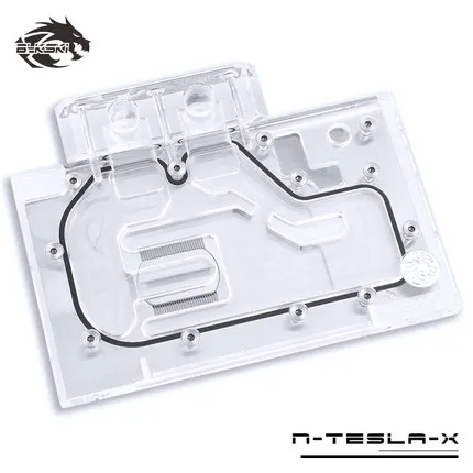 Bykski N-TESLA-X полный охват GPU водный блок для VGA NVIDIA TESLA LEADTEK Quadro Q6000 Q5000 Видеокарта радиатор GPU - Цвет лезвия: No light