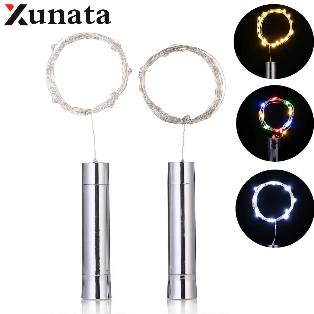 

Светодиодная гирлянда XUNATA для бутылок вина 10/20 LED