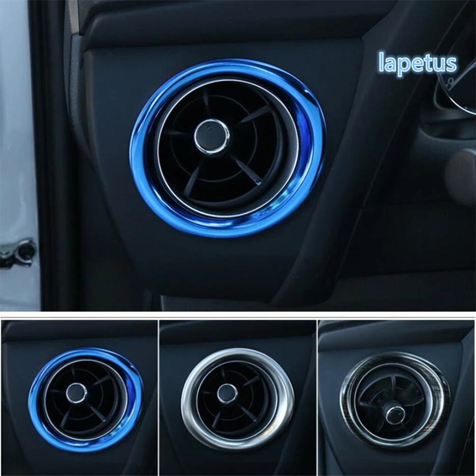 

Lapetus Dashboard Air Conditioning AC Outlet Vent Decoration Frame Cover Trim Stainless Steel Fit For Toyota Corolla 2017 2018