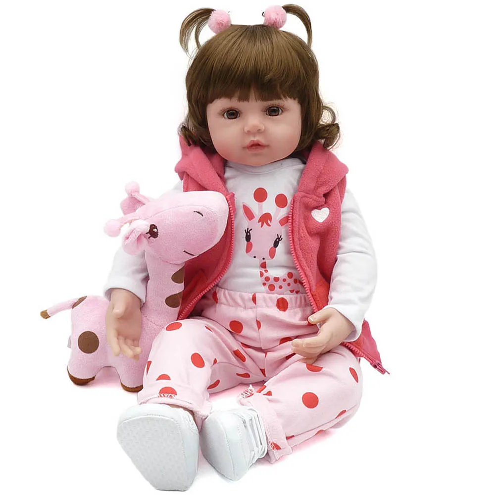 KAYDORA Милая Одежда для куклы-младенца подходит для 16-22 дюймов Bebe Кукла Новорожденный Menina платье аксессуары 0-3 месяца детская одежда