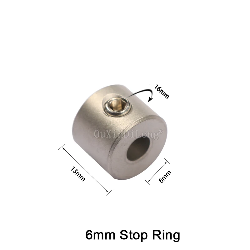 2PCS 6mm Stop Ring 2 шт. 4-10 мм сверло инструменты глубина Стоп Воротник кольцо позиционер расстояние кольцо локатор Деревообрабатывающие инструменты JF1850 - Цвет: 2PCS 6mm Stop Ring