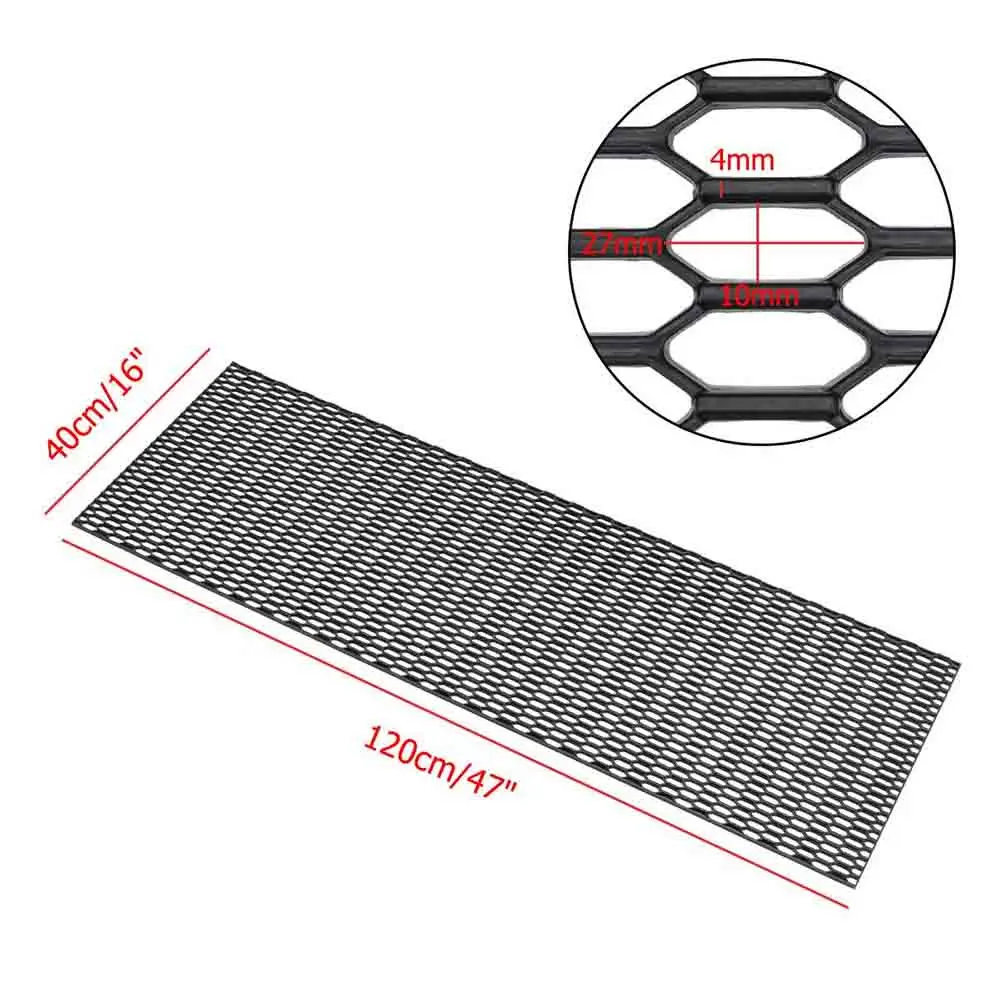 Hexagonal grid Универсальная гоночная сотовая сетка решетка бампера вентиляционная 120 см 40 см воздухозаборник спойлер решетчатая решетка - Цвет: Hexagonal grid