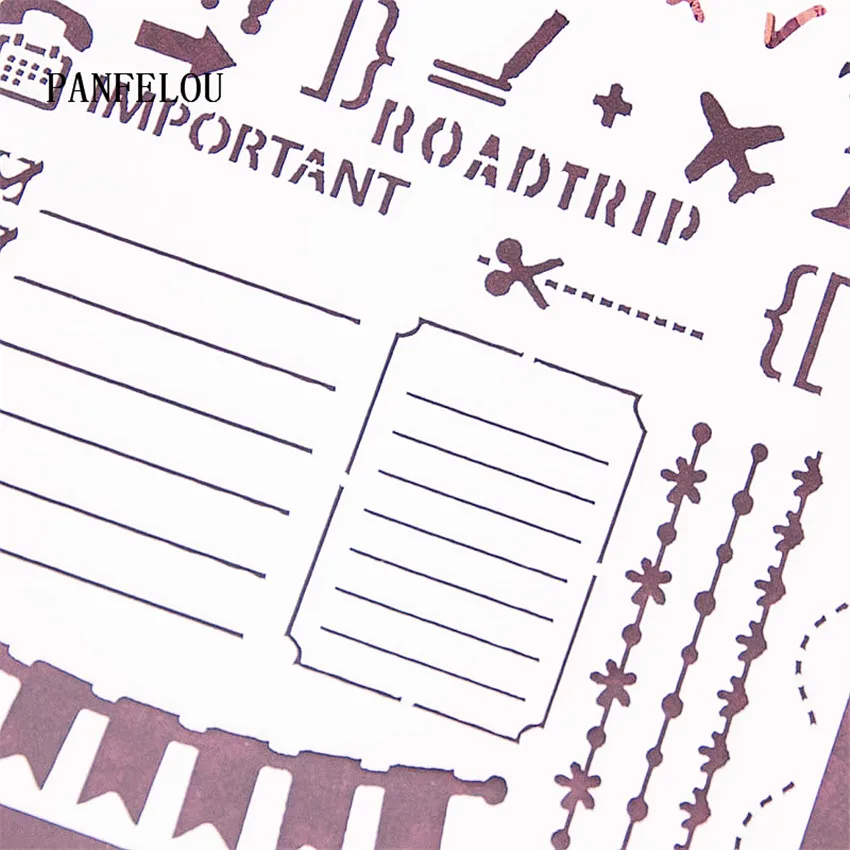 Трафареты с календарем для скрапбукинга Пластиковая форма щит сделай сам торт