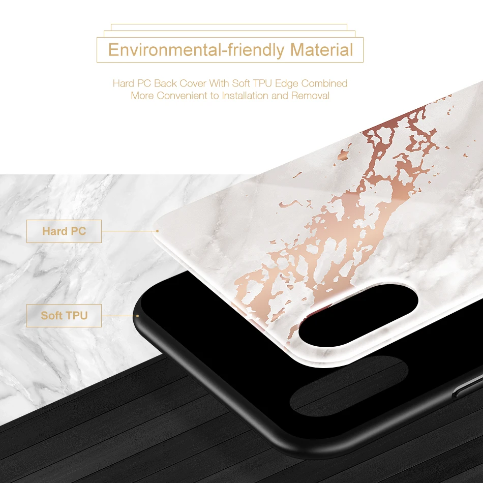 For Apple Cellular Phone Cover Unique Ultra Slim Mobile Housings iPhone X 10 Marble Case Shells |
