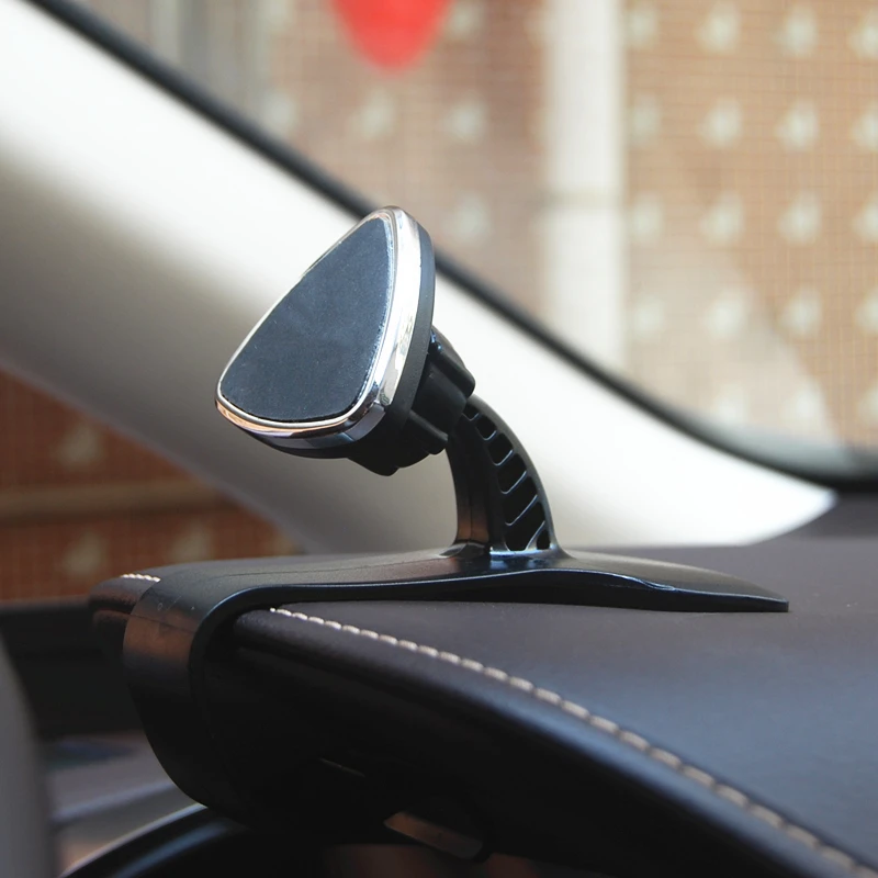 Автомобильный магнитный держатель для приборной панели, универсальный, с креплением на мобильный телефон градусов, с сильным магнитом, вращается на Магнитная панель градусов