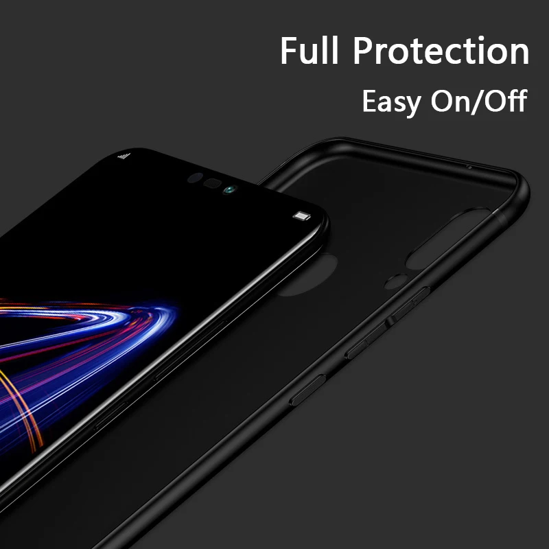 Чехол UPaitou для Huawei P Smart Z Plus 2019 мягкий силиконовый Матовый ультратонкий чехол из
