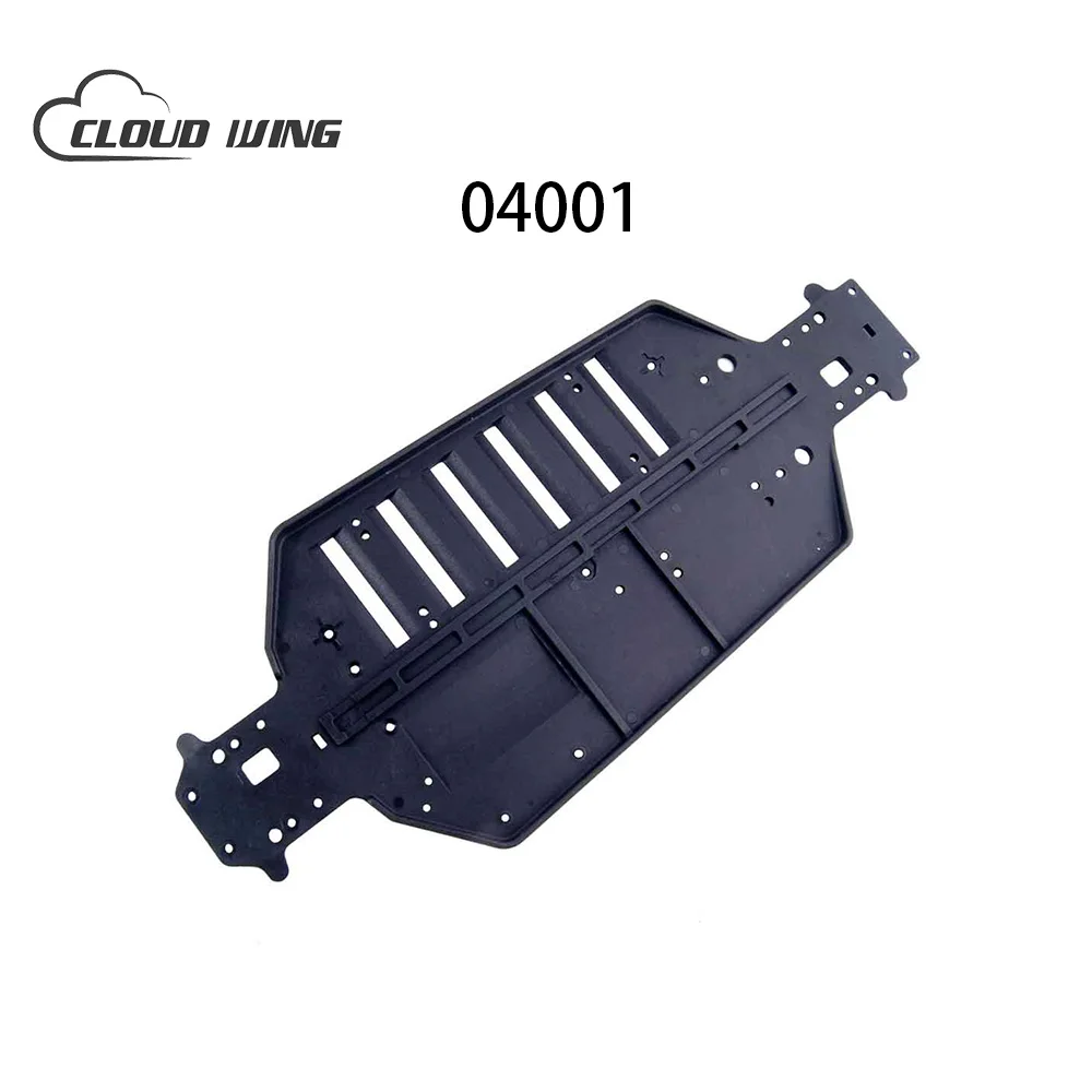 HSP 04001 пластик черный шасси для 1/10 RC модель автомобиля 4WD багги Грузовик Monster Bigfoot