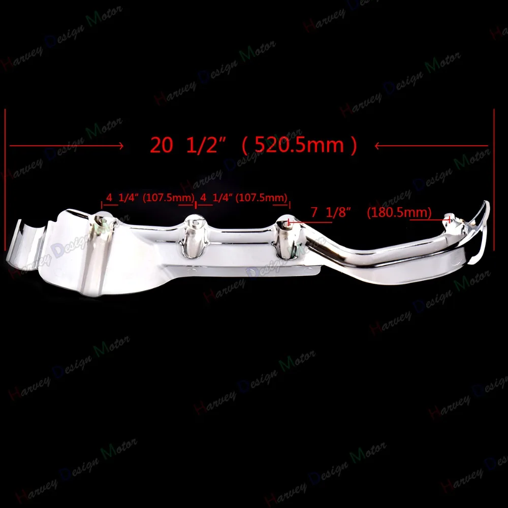 Хромированные внутренние первичные Чехлы для моделей Harley Road King Trike FLHR FLHX FLH/T 09 10 11