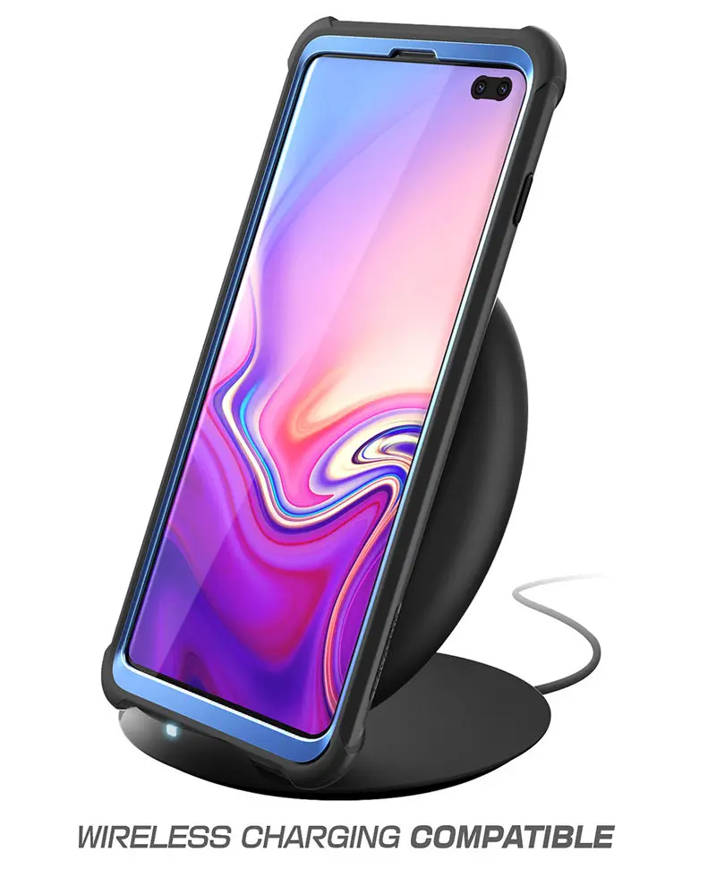 Для samsung S10 Plus чехол 6,4 Ares прочный Чехол на весь корпус со встроенной защитной пленкой [не совместим с датчиком отпечатков пальцев]