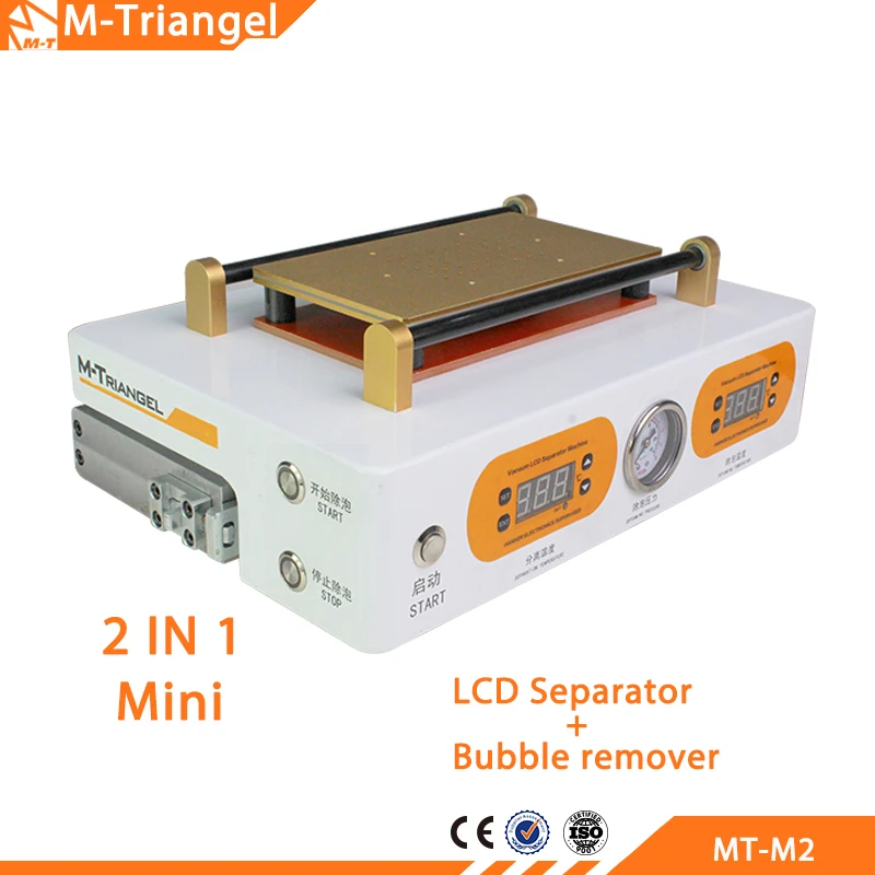 Bubble Remover LCD Separator Multifunction 2 in 1 Need External Vacuum Pump For Iphone 6S Xiaomi Huawei Mobile Phone M Triange1|Наборы