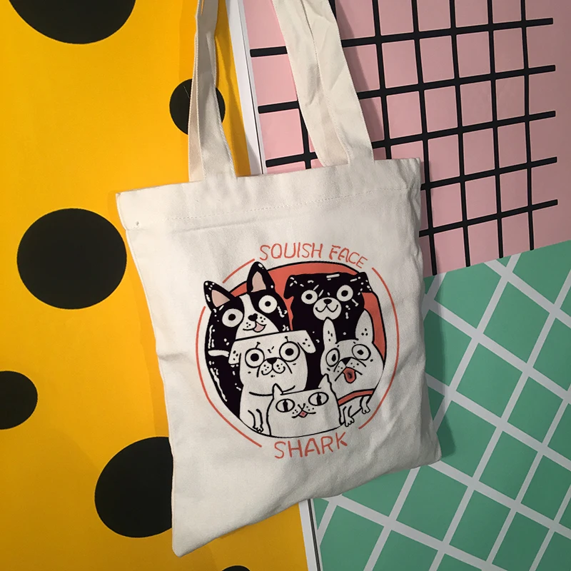 Harajuku мультфильм буквы Алиса милый Принт Япония волна сумка на плечо пара Холст