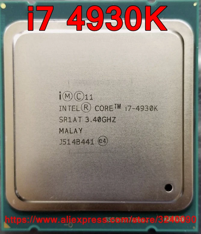 Intel Processador Intel Core i7 10mbps Núcleos Desktop Cpu 4930 Ghz 12mb 32nm Lga2011