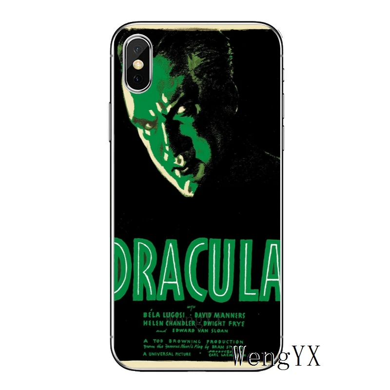 Дракула фильм ужасов для Apple iPhone 8 7 plus 6s 6 plus X XR XS Max SE 5s 5c 5 4s 4 ТПУ мягкий чехол для телефона - Цвет: Horror-Movie-A-12