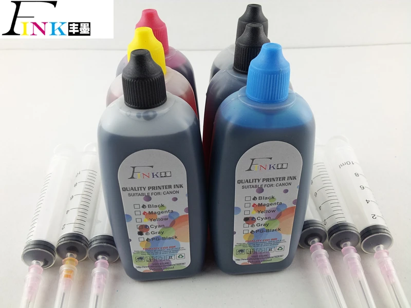 Фотокраска для принтера Canon PIXMA MG6320 MG7120 iP8720 MG7520 6 цветов|ink wall|ink cartridge canon mx310ink for printer