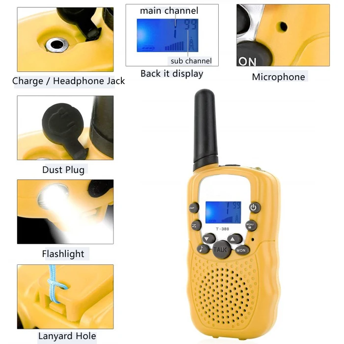 Child Walkie Talkie T-388 outdoor family activity two way radio | Мобильные телефоны и аксессуары