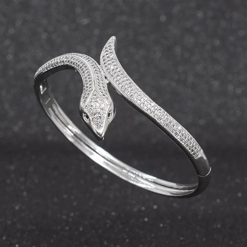 Змеиный браслет с фианитами 5 А A10056|Браслеты| |