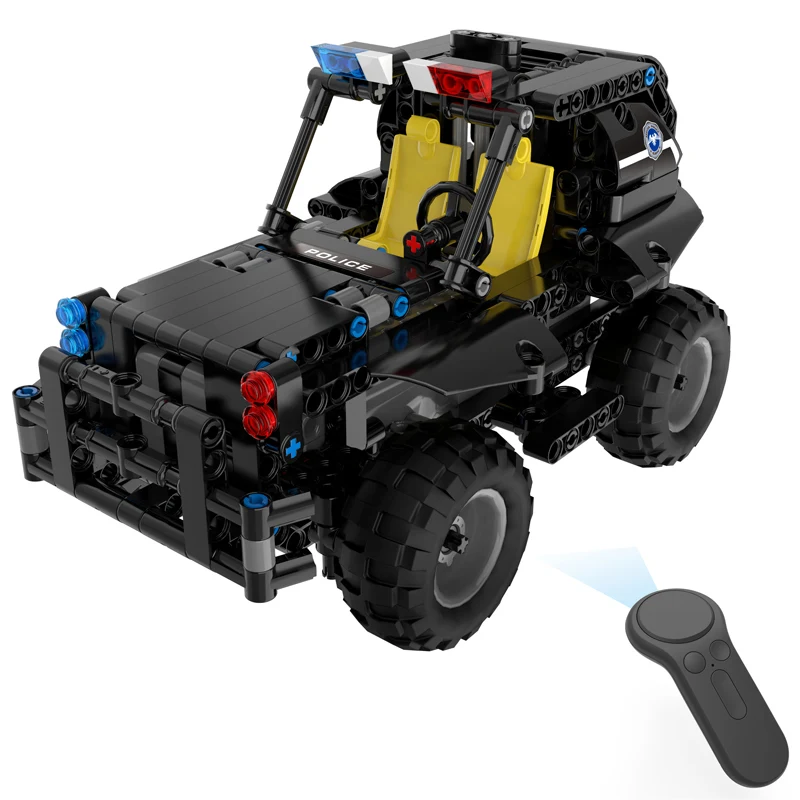 RC Technic серия дистанционного управления дикие внедорожные технические транспортные средства модель строительные блоки кирпичи игрушки для мальчиков подарок - Цвет: TB1296