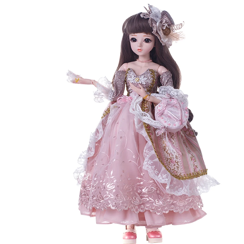 Бесплатная доставка EFLYNOVA BJD 60 см кукла игрушки высокое качество китайская Кукла 18