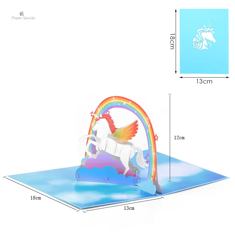 Бумага Единорог 3D лазерная резка крафт-бумага eenhoorn карты пустой конверт поздравительные открытки licorne малыш приглашение пригласительные на свадьбу открытки открытка приглашения на свадьбу свадебные приглашения