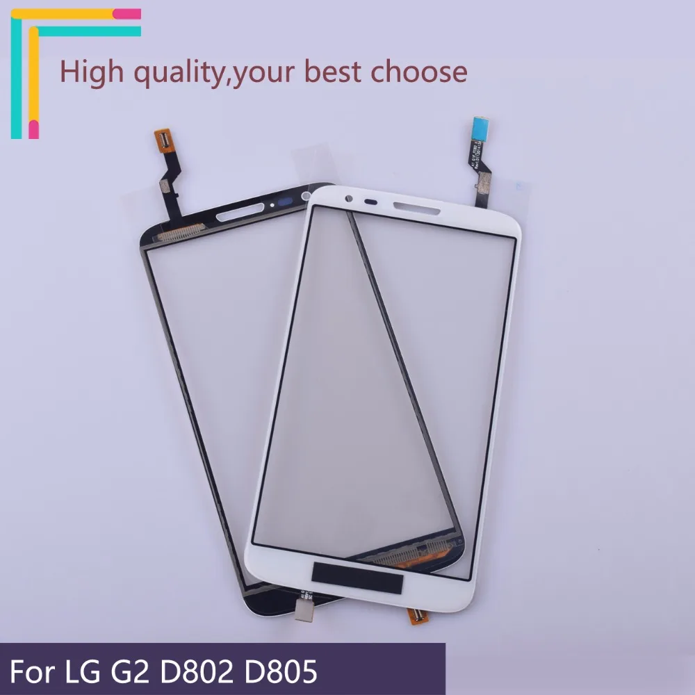 Новый D802 сенсорный экран для LG G2 D805 дигитайзер сенсор внешняя Передняя