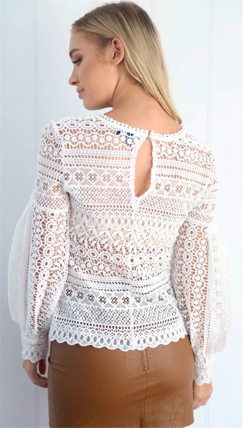 2017 Hot Sale Lace Patchwork Sexy Blusas Harajuku Blouse Casual Women Blusa New Fashion Blouses Stand Tops WG47 |