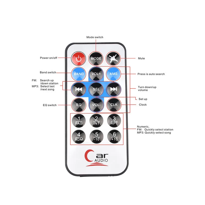 8258 Neweset автомобиля Bluetooth MP3 плеер с SD/MMC карт памяти 2G/4G/8G/16G с USB Порты и разъёмы кард-ридер автомобилей аудио стерео Bluetooth MP3 плеер