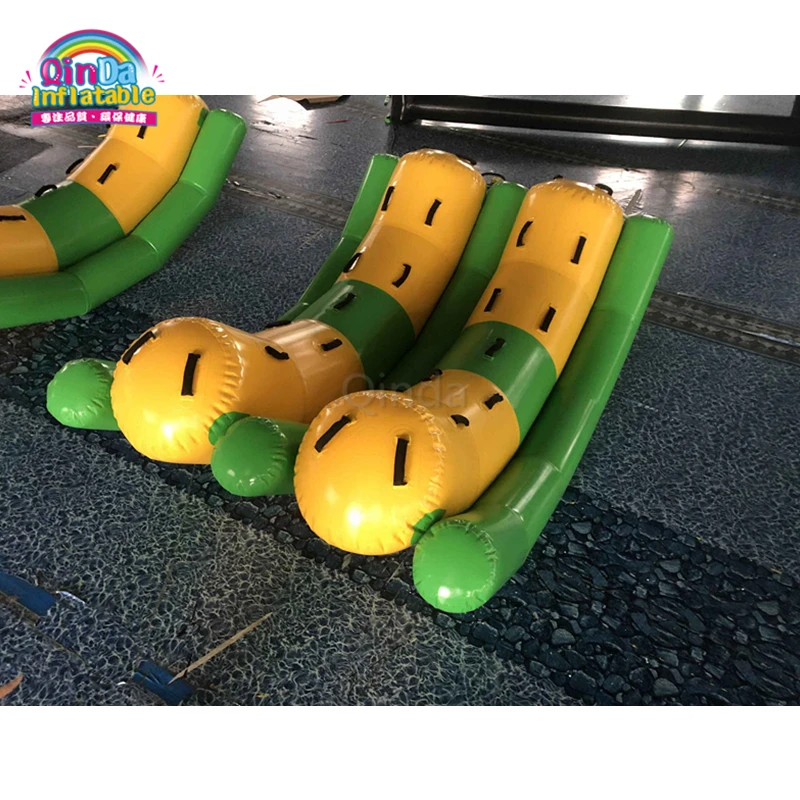 Надувной двойной teeter totter для игр в водный парк хит продаж|Надувные игрушки| |