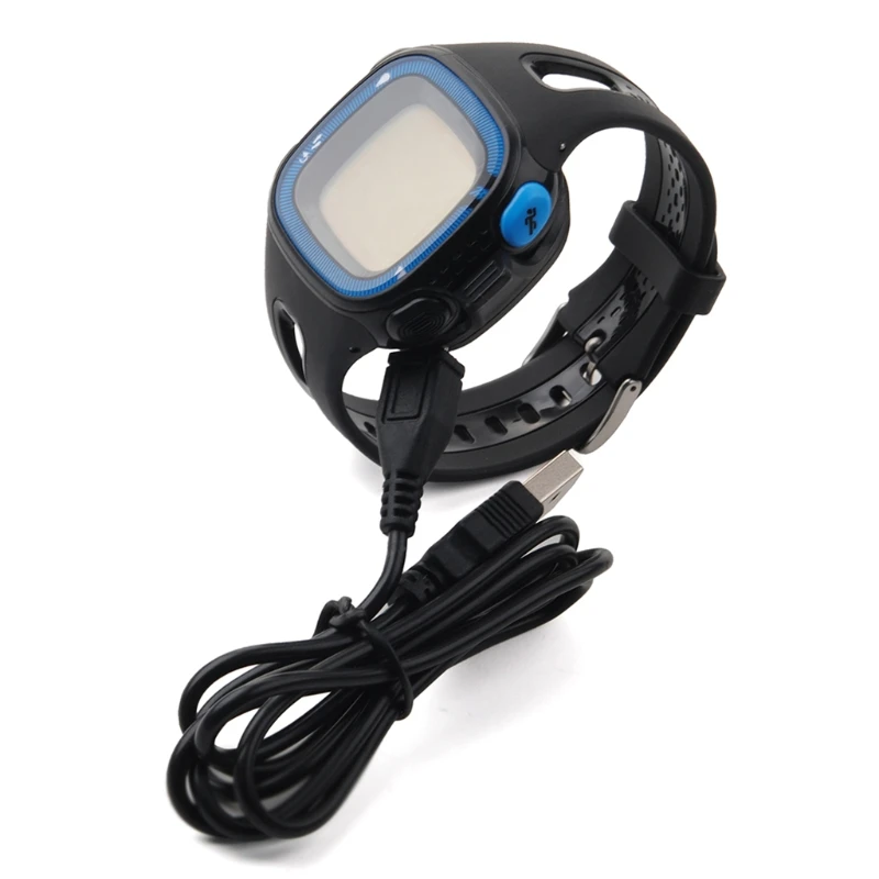 Новое поступление черное зарядное устройство с USB кабелем для зарядки Garmin Forerunner 10