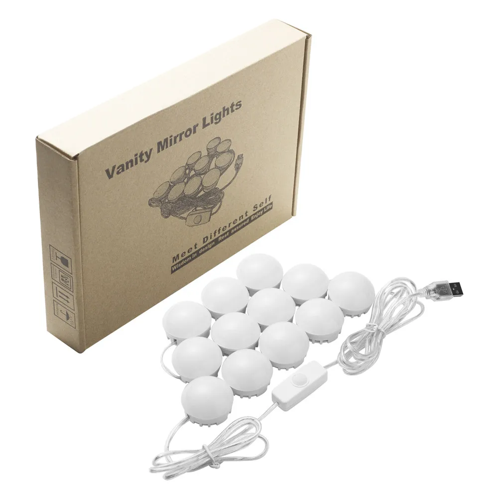 Диммируемый зеркальный светильник светодиодный Косметический Настольный s