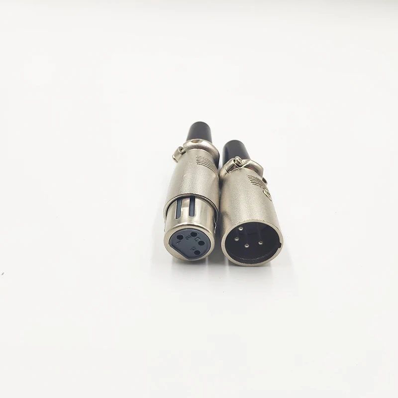 1pair 4pin 3P 4P 5 P японский стиль XLR микрофон аудио разъем 3/4/5 Pin Мужской Женский Разъем Cannon Микрофон XLR кабель терминалы - Цвет: 1pair 4pin