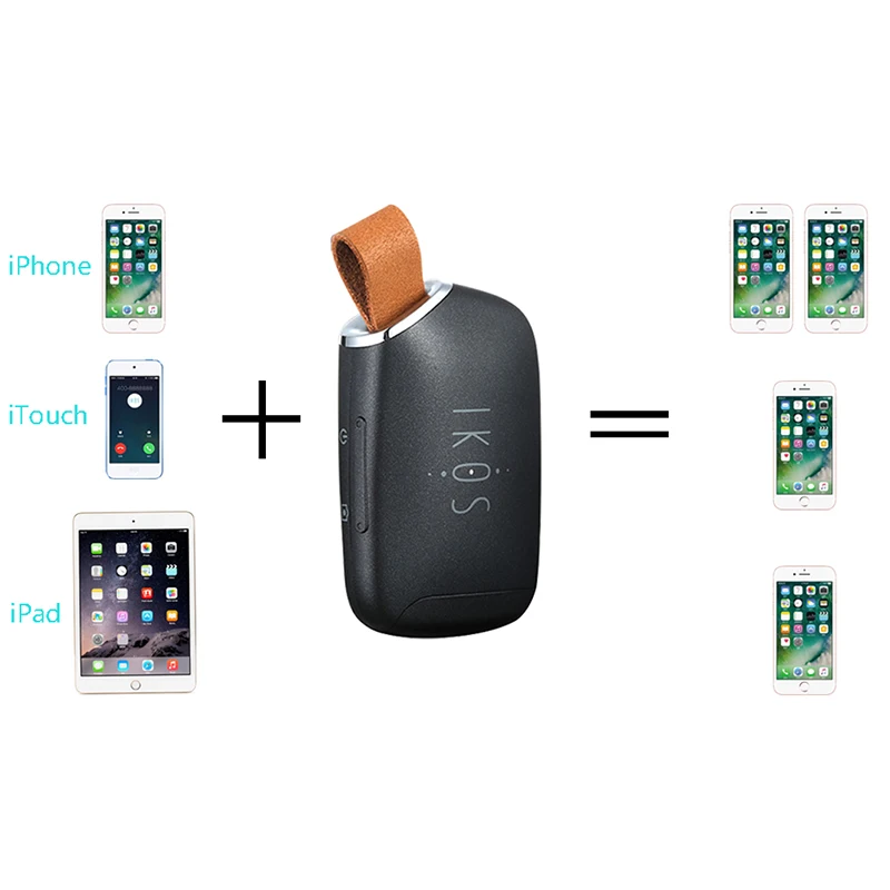 Dual sim карты Bluetooth адаптер для Iphone с двумя активными Micro Мобильные SIM поддержка