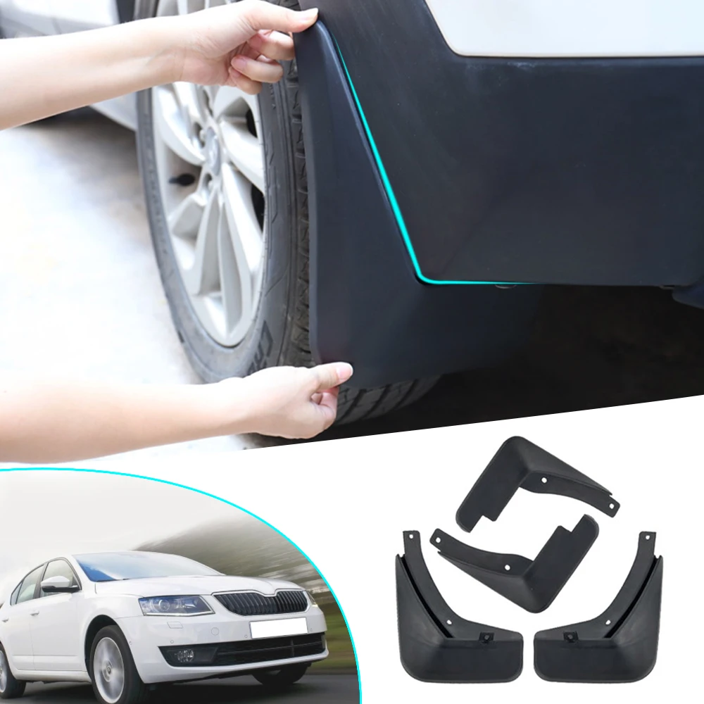 

Car Front Rear Fender Splash Guards Mud Flaps Mudguards For Skoda Octavia 3 A7 Sedan 2013 2014 2015 2016 2017 Accessories