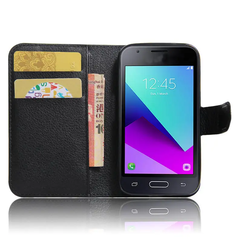 Флип кейс для Samsung Galaxy J1 Mini Prime SM J106F кожаный чехол телефона чехлы J 1 J106H/DS|case for samsung