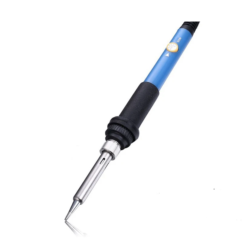 Soldering Iron Электрический паяльник 60 Вт 220 В Регулируемая температура Мини паяльная станция 900M-T наконечники сварочный инструмент для ремонта стенд проволочный нагреватель - Цвет: Soldering Iron