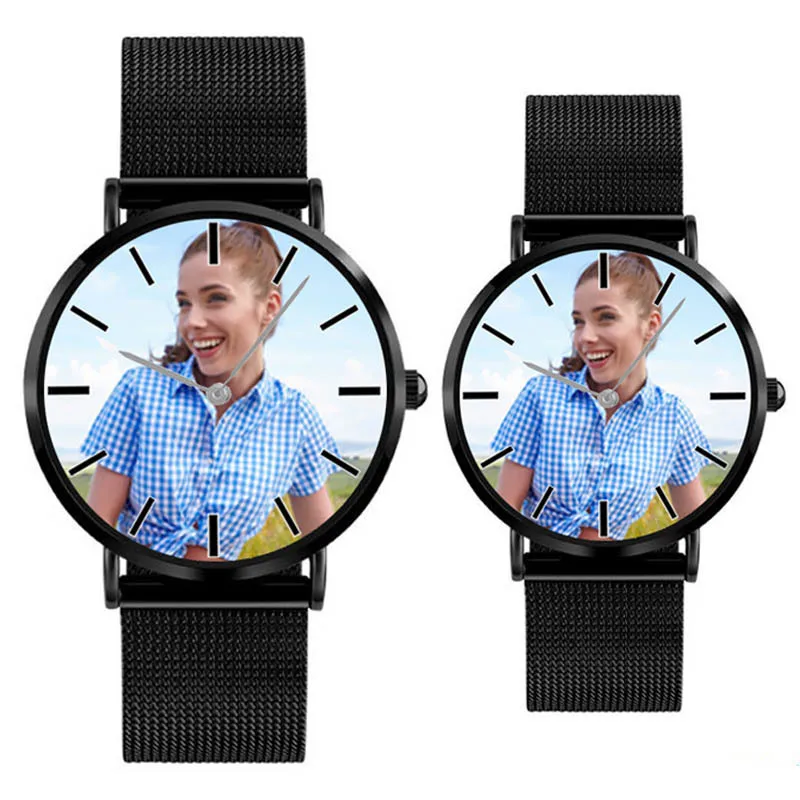 A4402 личное фото печать индивидуального логотипа Watch Relogio Feminino Masculino Reloj De Dama|Часы