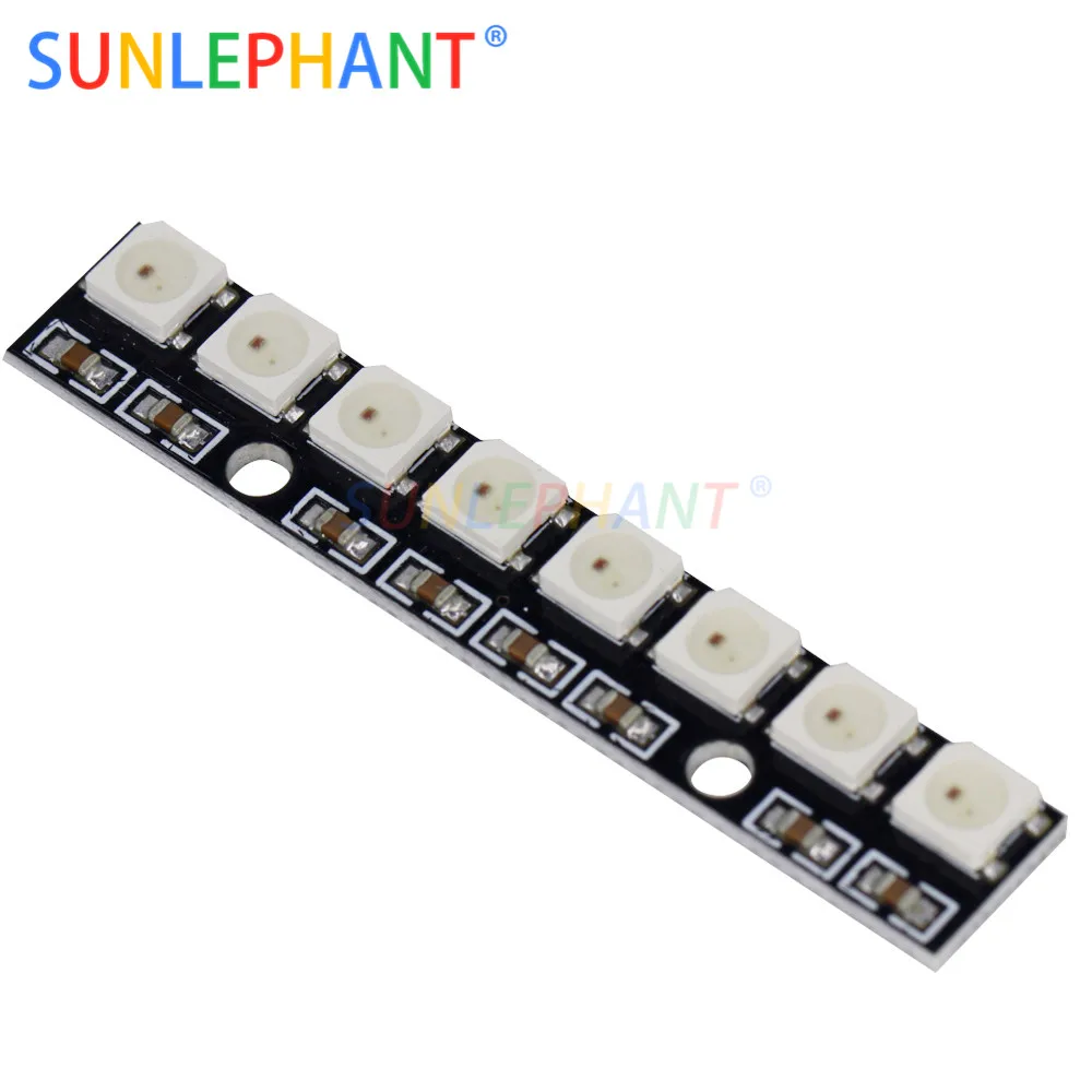8 канальный WS2812 5050 RGB светодиодные лампы|Интегральные схемы| |