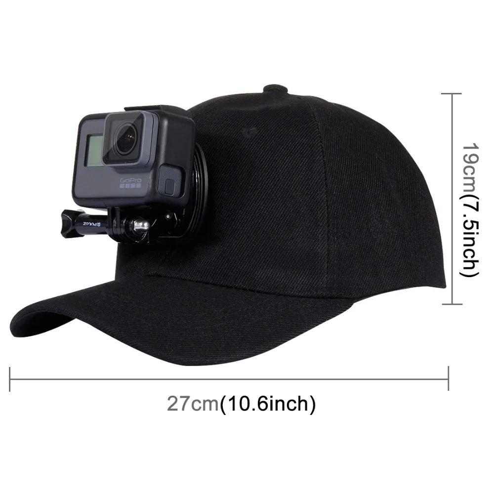 Аксессуары PULUZ для Go Pro уличная солнцезащитная Кепка Topi бейсболка с креплением GoPro