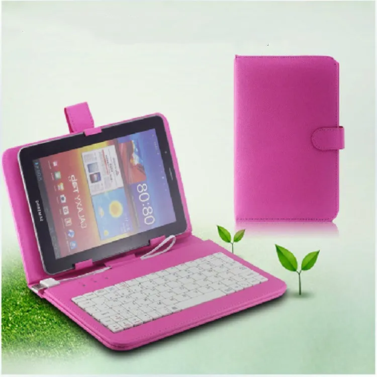Чехол для клавиатуры планшета Android универсальный ультратонкий кожаный