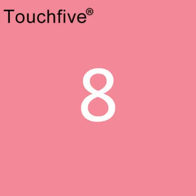 8 TOUCHFIVE опционально цвет соответствия искусство маркеры Кисть ручка эскиз на спиртовой основе маркеры двойная головка манга ручки для рисования товары для рукоделия - Цвет: 8