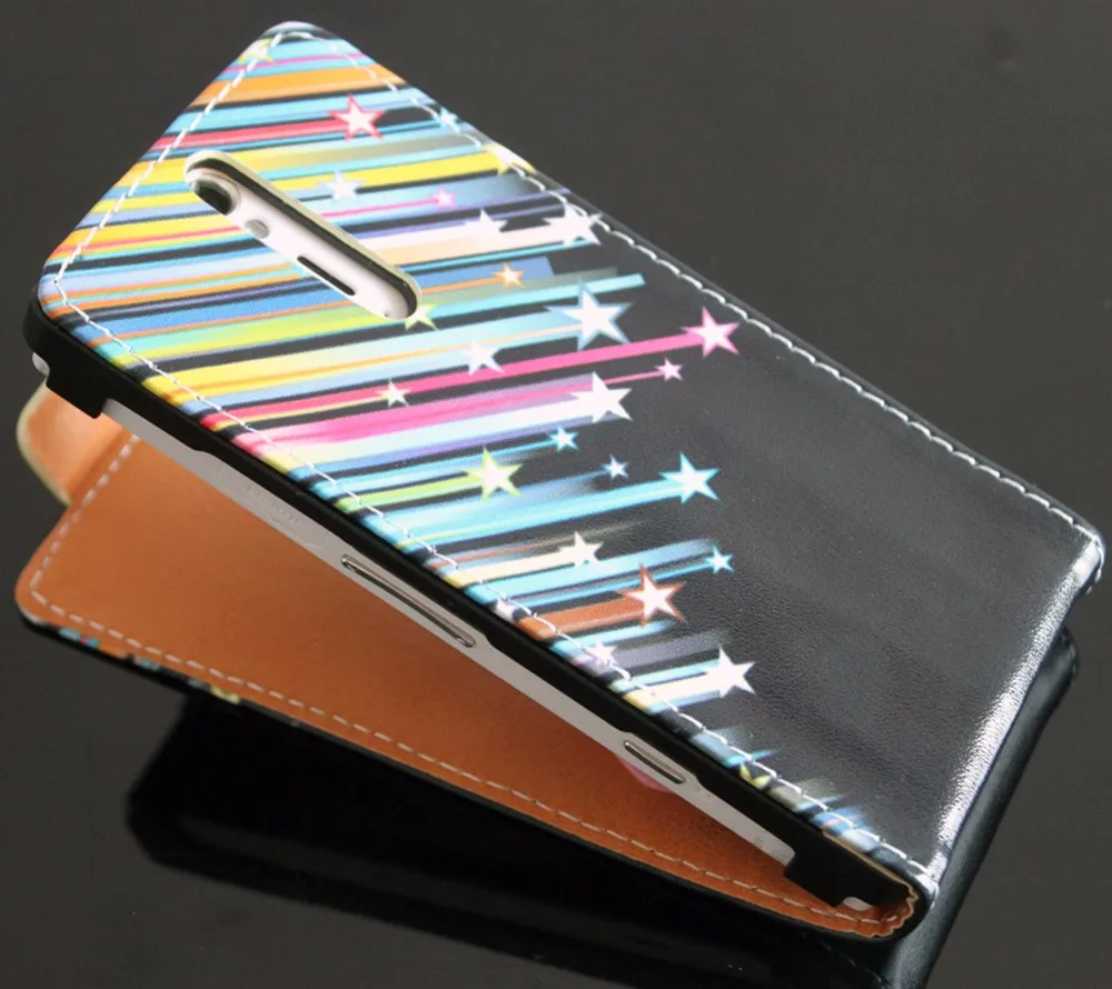 Rainbow Star Дизайн кожа флип Стенд сумка кожного покрова чехол для Sony Xperia S LT26i Телефон
