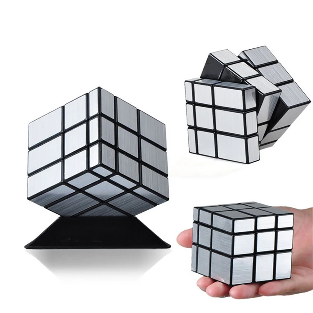 3x3x3 зеркальный кубик профессиональная головоломка с литым покрытием скоростной