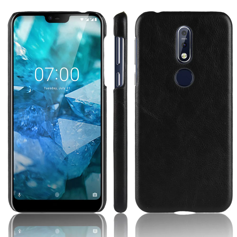 Nokia 7 1 чехол 2018 сумка для телефона роскошный винтажный защитный из искусственной