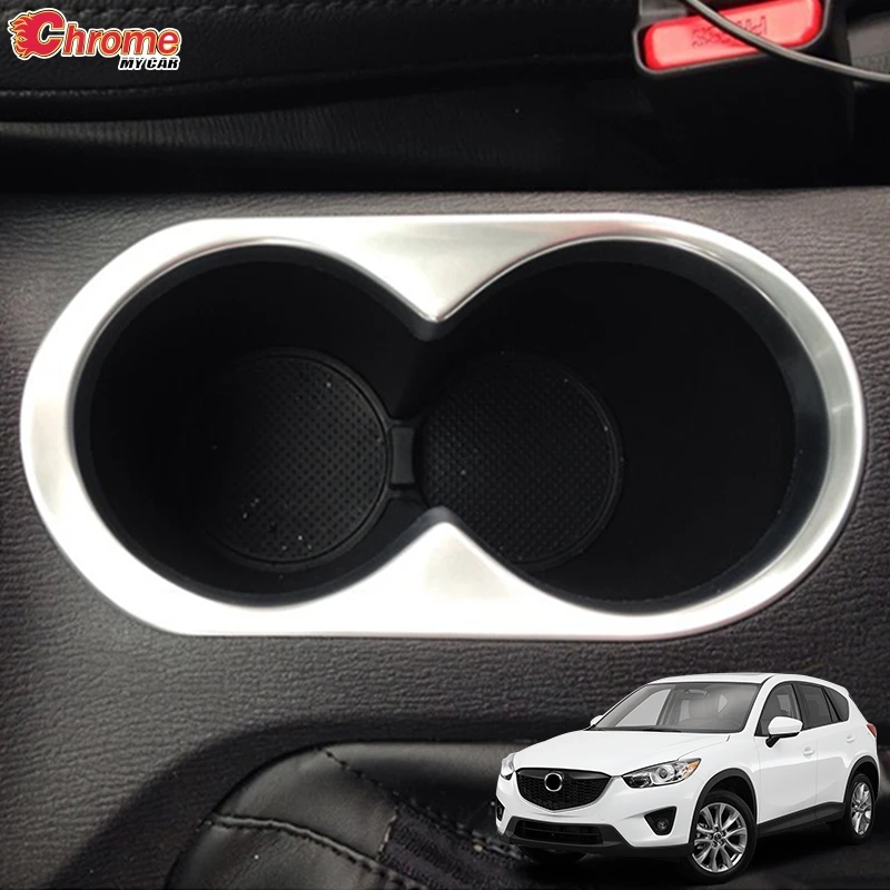 Для Mazda CX 5 CX5 KE 2012 2013 2014 Хром Интерьер центральной консоли Управление чашки