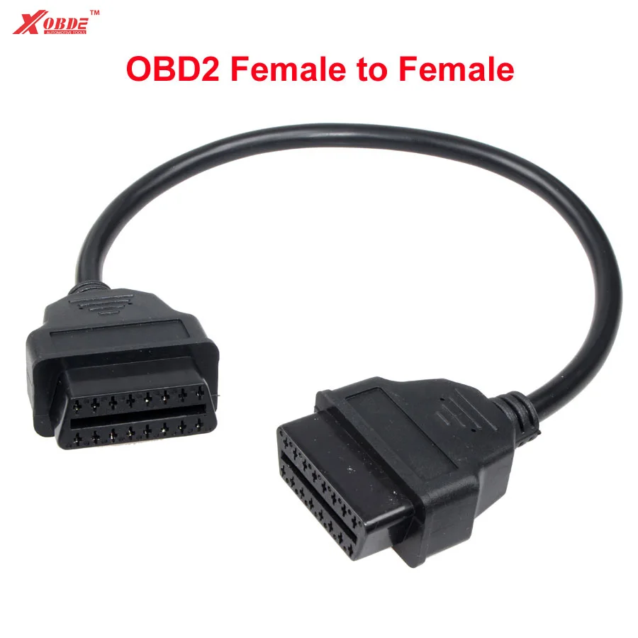 OBD2 16 контактный кабель удлинитель Мама-мама волоконно оптический для автомобиля