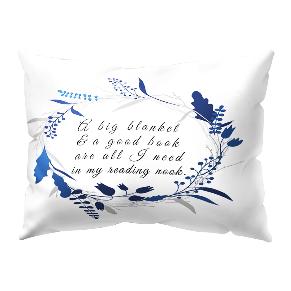 Fashion Throw Pillow Case Flower Letter Print Sofa Bed Cushion Cover Home Hotel car Decor SMT288 | Дом и сад